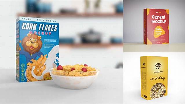 1840+ Cereal Box Mockup Psd Free Best Free Resource