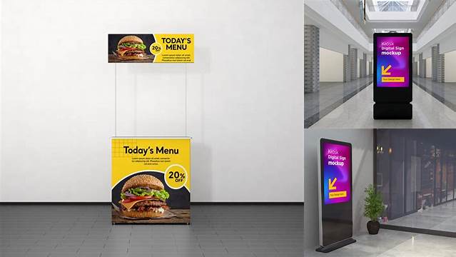 1842+ Free Kiosk Mockup Download Free