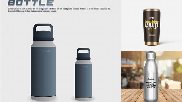 1844+ Tumbler Bottle Mockup Free Best for Showcase