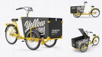 1847+ Cargo Bike Mockup Free PSD