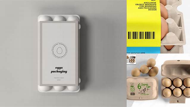 1849+ Egg Packaging Mockup Include TIFF