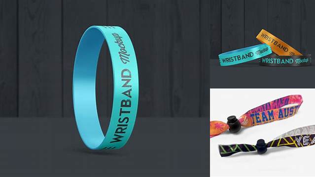 1851+ Free Fabric Wristband Mockup Download PSD Now