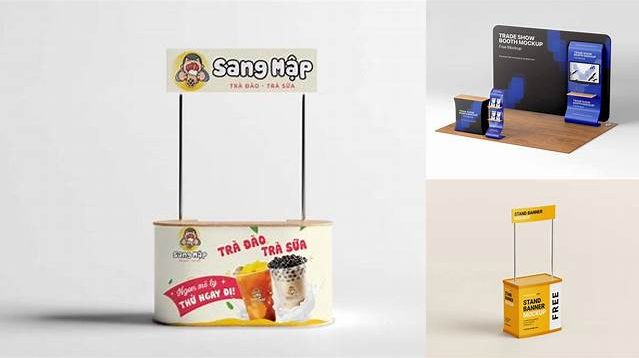 1858+ Food Booth Mockup Free Best Free Mockup PSD