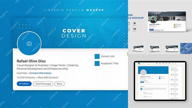 1858+ Linkedin Profile Mockup Free Advanced Photoshop Design Free