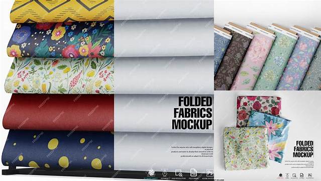 1862+ Folded Fabric Mockup Free PSD Free Download