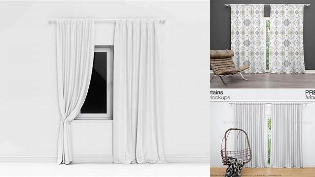 1863+ Curtains Mockup Pack Free Download PSD Free Download