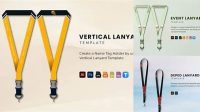 1863+ Template Lanyard Psd Customizable PSD Templates