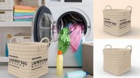 1865+ Laundry Bag Mockup Free PSD File Download