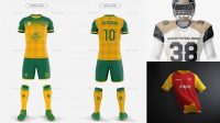 1867+ Football Uniform Mockup Free Include TIFF