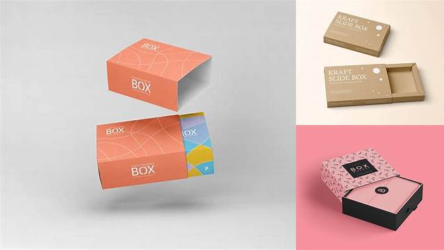 1870+ Slide Box Mockup Free Download PSD Download