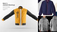 1873+ Mock Up Jaket High-Quality Editable PSD