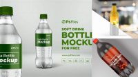 1875+ Soda Bottle Mockup Stylish PSD for Free