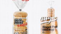 1878+ Bagel Mockup Digital Download