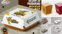 1889+ Mockup Box Makanan Include TIFF