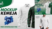 1894+ Kemeja Mockup Psd Editable Photoshop File