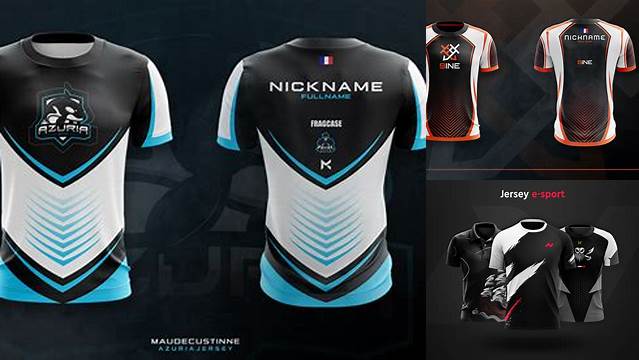 1899+ Free Mockup Jersey Esport Free PSD