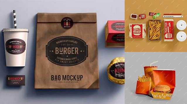 1903+ Fast Food Mockup Download Free