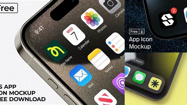 1905+ Ios App Icon Mockup Mockup PSD Free Download