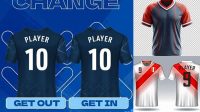 1909+ Soccer Jersey Template Psd Premium PSD Freebie