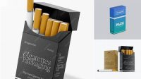 1919+ Cigarette Box Mockup Psd Free Download PSD Download