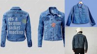 1929+ Denim Jacket Mockup Psd Free High-Resolution PSD Download