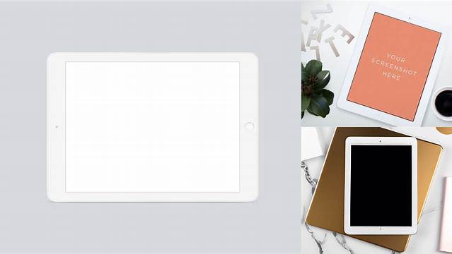 1931+ White Ipad Mockup Elegant and Stylish Free PSD