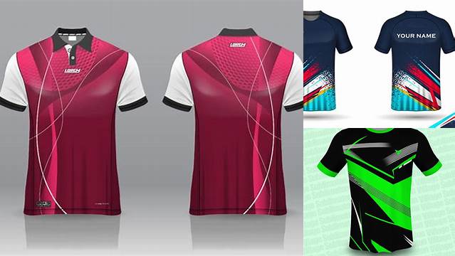 1932+ Mockup Jersey Badminton Cdr Free Mockup PSD