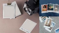 1933+ Mockup Polaroid Free PSD Free Download