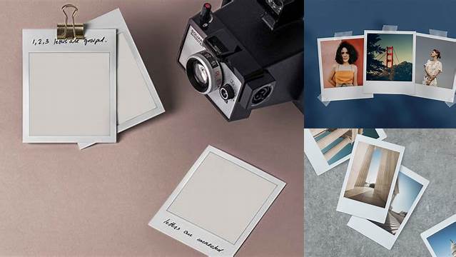 1933+ Mockup Polaroid Free PSD Free Download