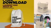 1937+ Laundry Bag Mockup Digital Download