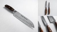 1940+ Knife Mockup Free Free PSD