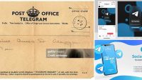 1940+ Telegram Mockup Download Free