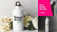 1944+ Aluminium Bottle Mockup Free Digital Download