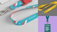 1944+ Lanyard Mockup Generator Editable Photoshop File