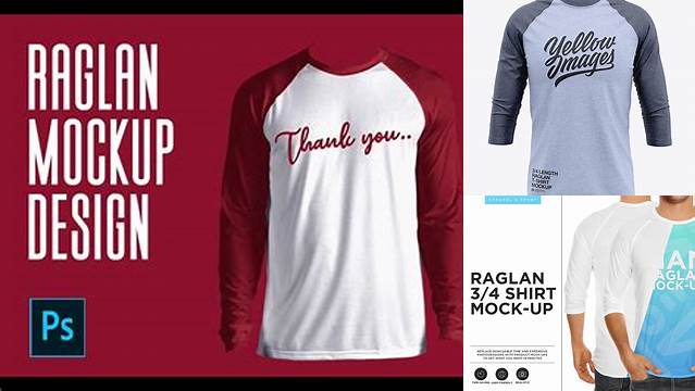 1952+ Mockup Raglan Psd Free Free Design Resource