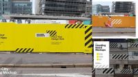 1953+ Construction Hoarding Mockup Free Free Design Resource