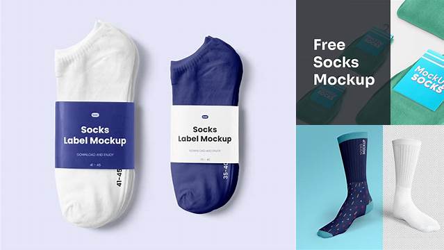 1953+ Free Socks Mockup High-Quality Creative PSD