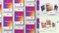 1953+ Instagram Mockup Free Smart Object PSD