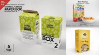 1960+ Free Cereal Box Mockup High-Quality Editable PSD