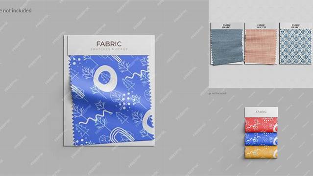 1963+ Fabric Swatch Mockup Best for Showcase