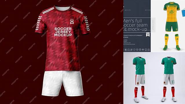 1964+ Football Kit Mockup Free PSD for Designers