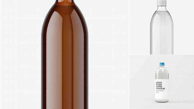 1967+ 500ml Bottle Mockup Easy Editable