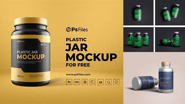 1978+ Supplement Bottle Mockup Free High-End PSD Download