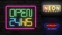 1981+ Neon Sign Mockup Download Free