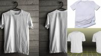 1993+ Mockup Kaos Polos Putih Depan Belakang Photoshop Resource Free