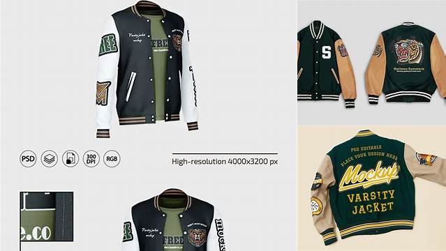 1998+ Varsity Jacket Mockup Psd Free Download Download Free PSD