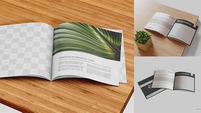 1999+ Square Booklet Mockup Exclusive Digital PSD Resource