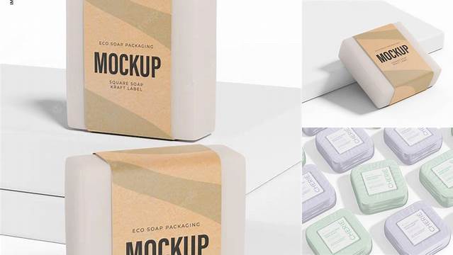 2003+ Square Soap Mockup Digital Download