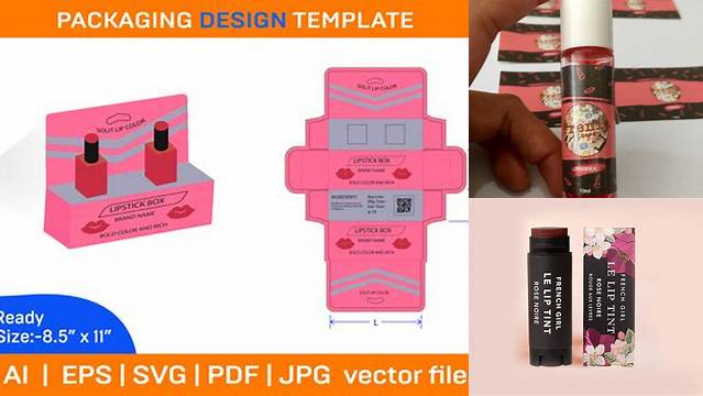 2004+ Lip Tint Packaging Layout Best for Showcase