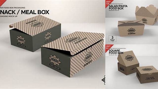 2004+ Mockup Box Food Smart PNG Image